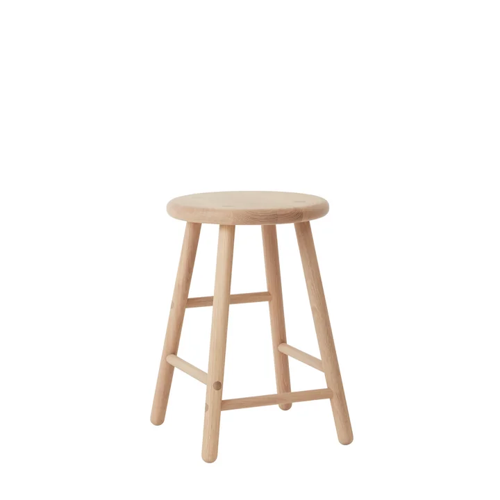 Der Moto Hocker von OYOY, H 46 cm, Eiche