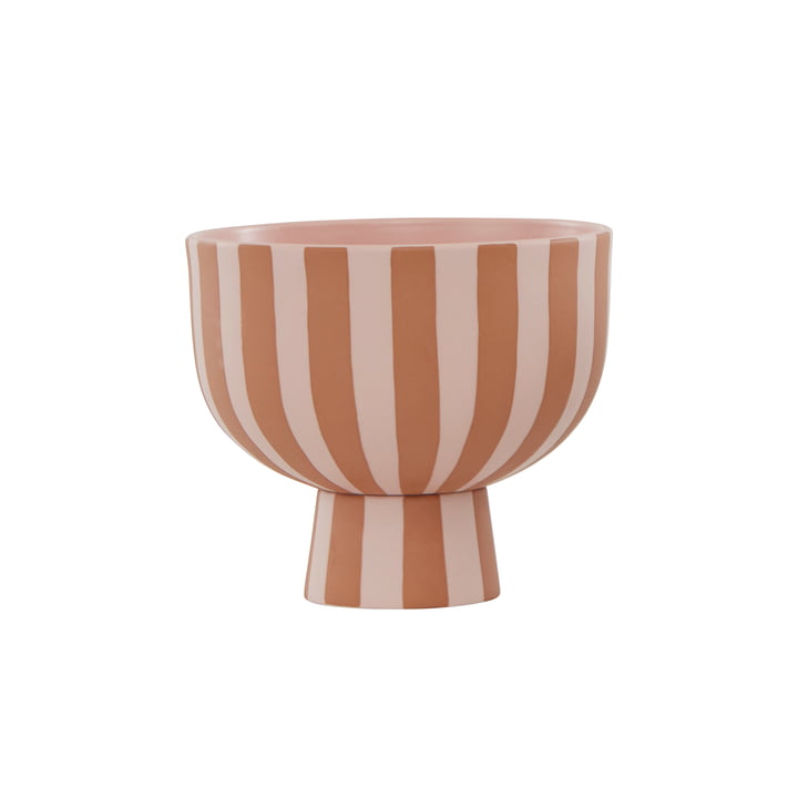 Die Toppu Schale von OYOY, Ø 15 x H 13 cm, caramel / rose