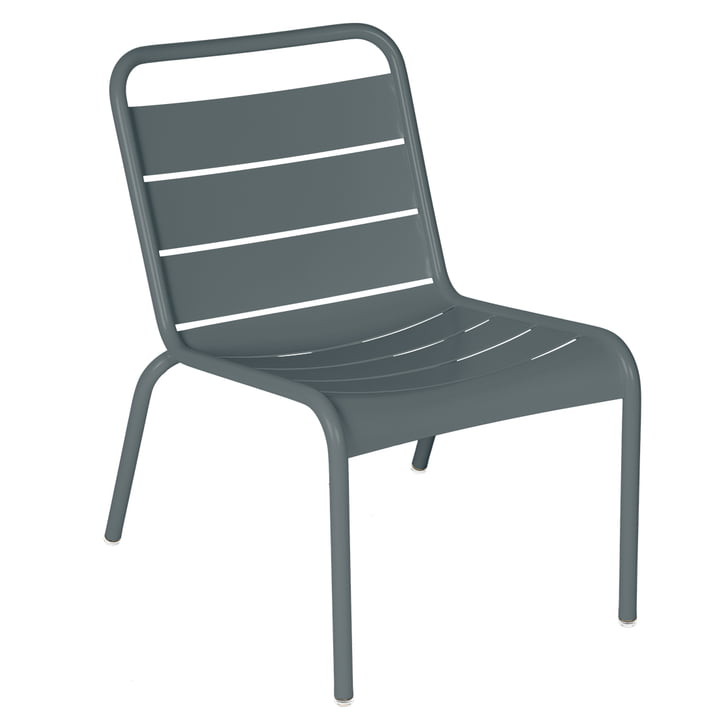 Der Luxembourg Lounge-Stuhl von Fermob, gewittergrau