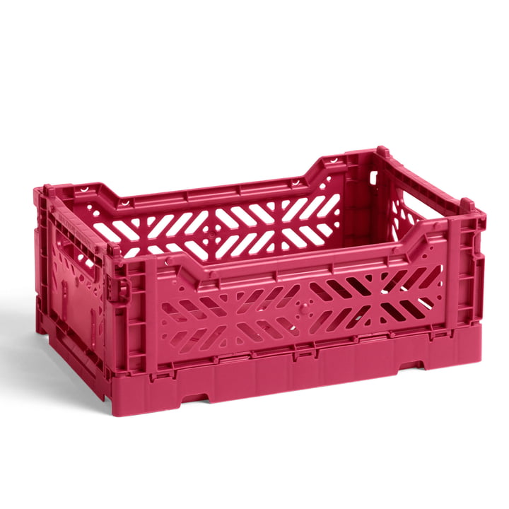 Der Colour Crate Korb S von Hay, 26,5 x 17 cm, plum