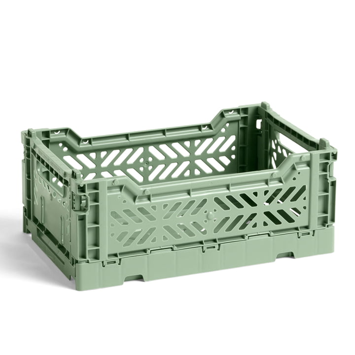 Der Colour Crate Korb S von Hay, 26,5 x 17 cm, dusty green
