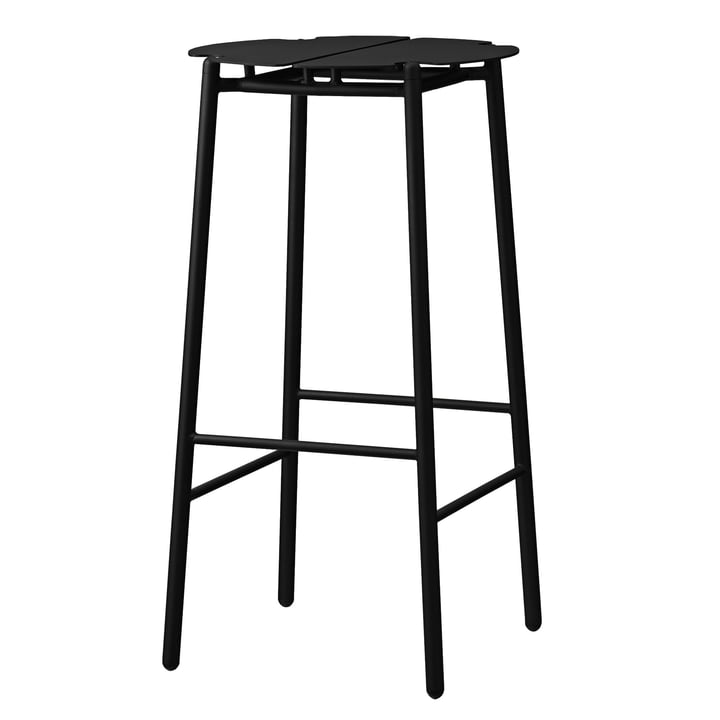 Der Novo Barhocker von AYTM, H 75 cm, schwarz