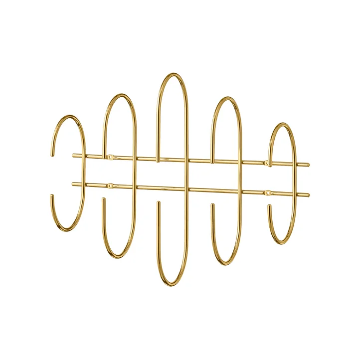 Die Moveo Wandgarderobe von AYTM, L 51 cm, gold