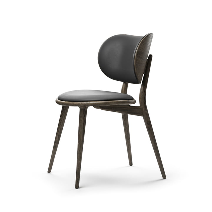 The Dining Chair, Eiche grau gebeizt / schwarz von Mater