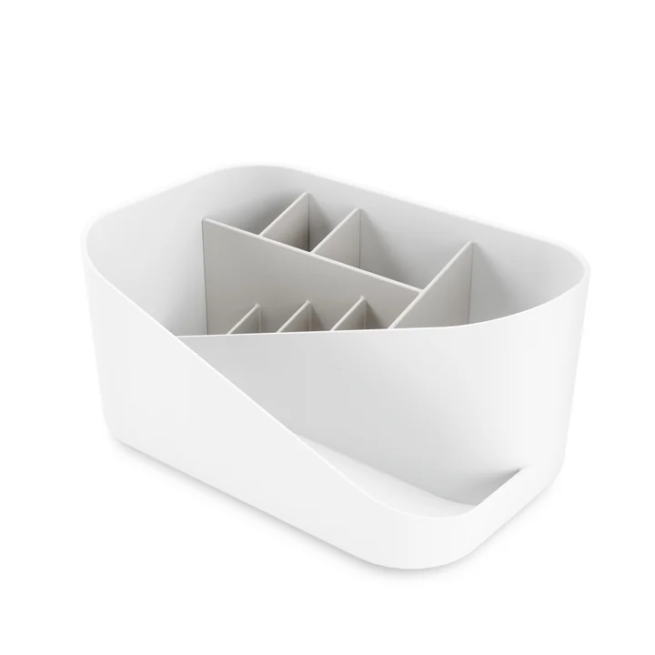 Glam Bad-Organizer für Kosmetik von Umbra in weiss / grau