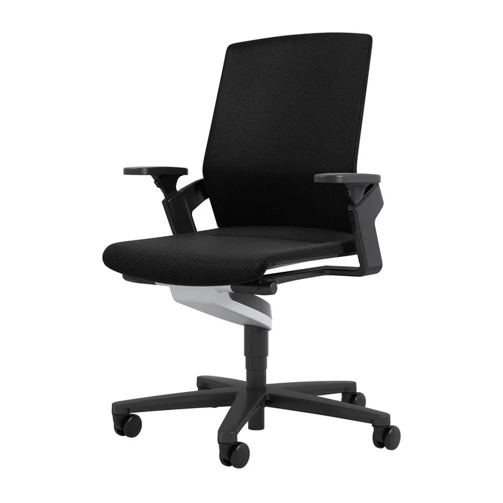 Der 174/7 ON Bürodrehstuhl von Wilkhahn, schwarz