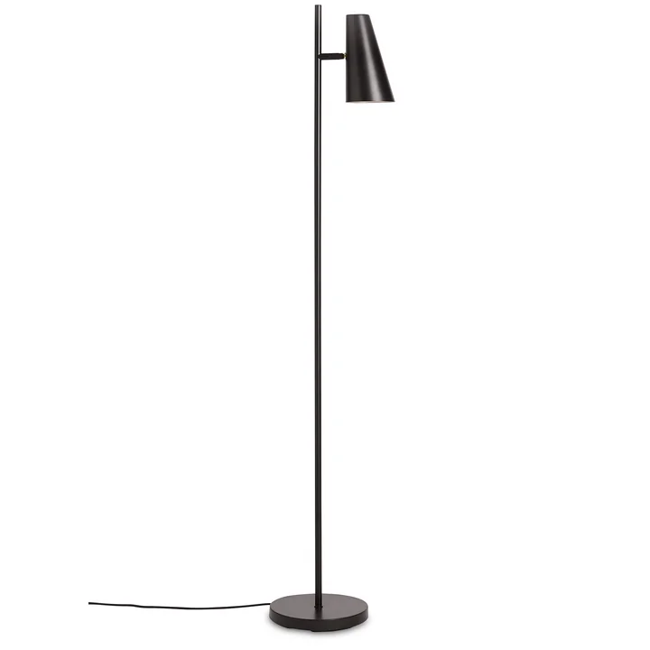 Cono Stehleuchte H 140 cm von Woud in schwarz