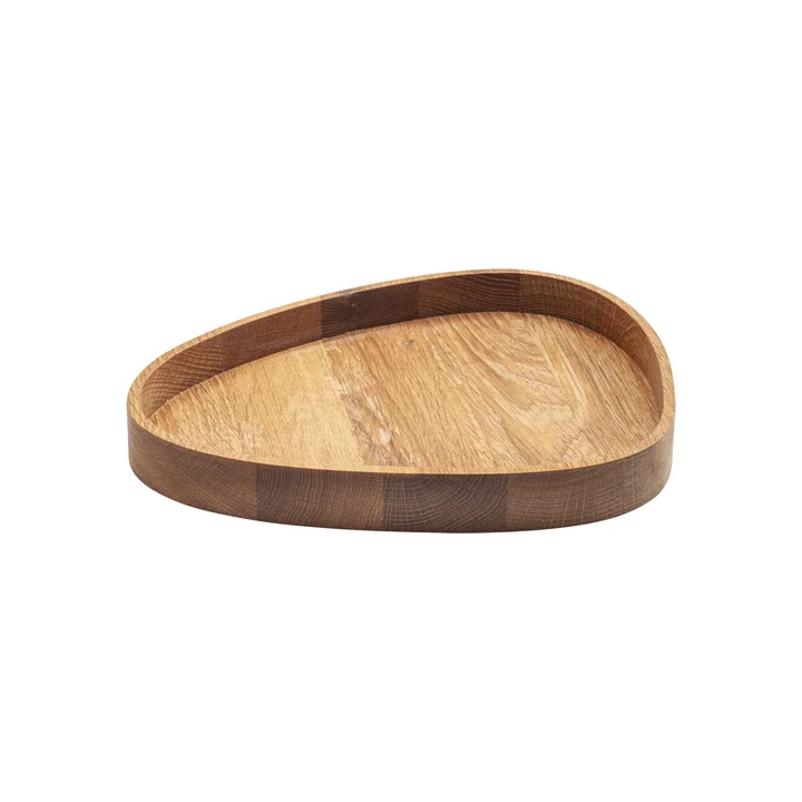 Wood Box Curve M 18 x 16 cm von Lind DNA in Eiche natur