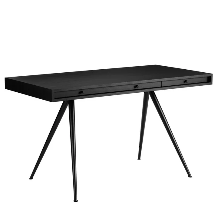 Der JFK Schreibtisch von Norr11, Esche / schwarz