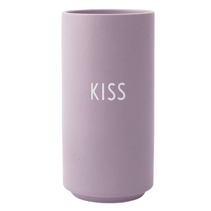 AJ Favourite Porzellan Vase von Design Letters, Kiss / lavendel
