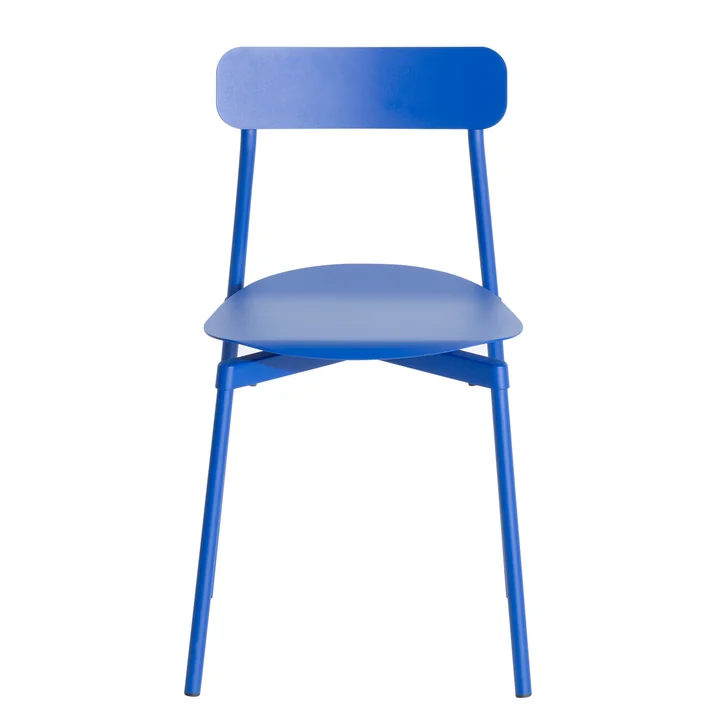 Fromme Stuhl Outdoor von Petite Friture in blau