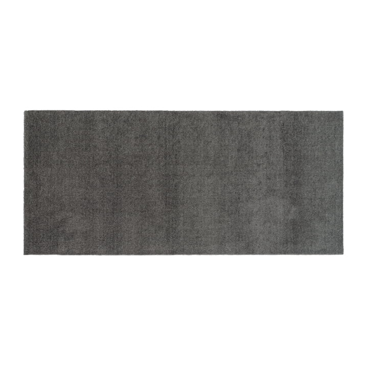 Fussmatte 90 x 200 cm von tica copenhagen in Unicolor stahlgrau