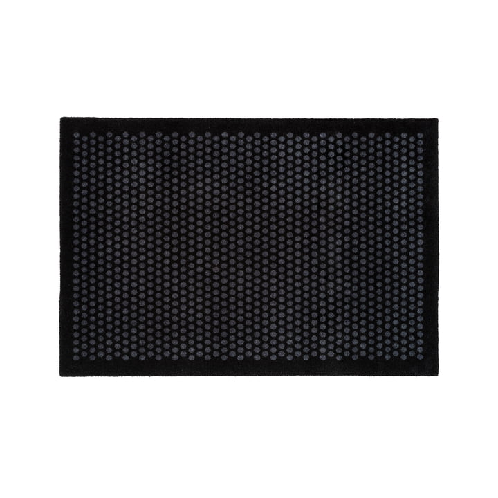Dot Fussmatte 90 x 130 cm von tica copenhagen in schwarz / grau