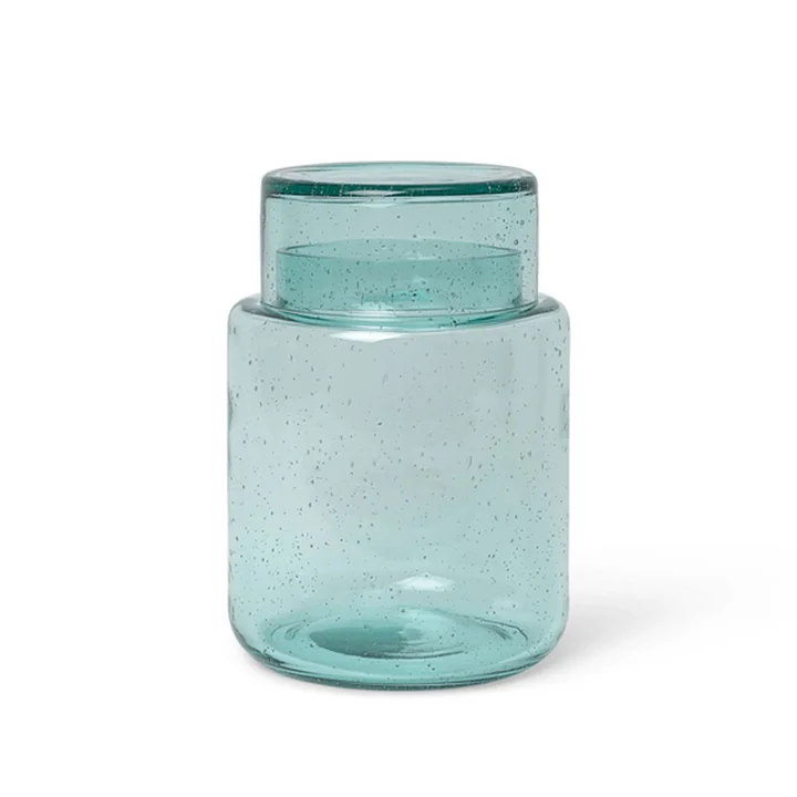 Oli Glasbehälter Ø 13,8 cm von Ferm Living in grün