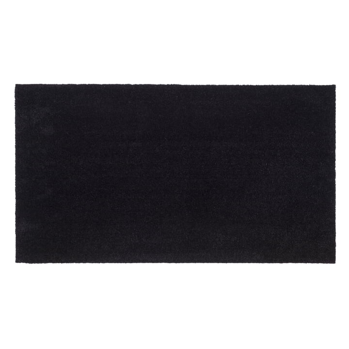 Die Fussmatte Unicolor schwarz von tica copenhagen