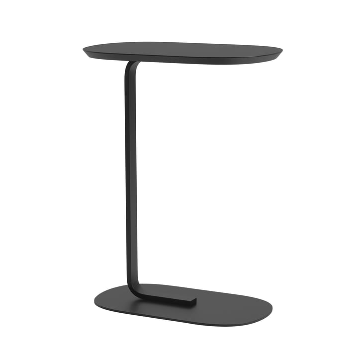 Relate Side Table H 73,5 cm von Muuto in schwarz