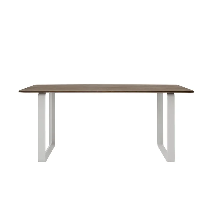  70/70 Esstisch 170 x 85 cm von Muuto in Eiche geräuchert / grau