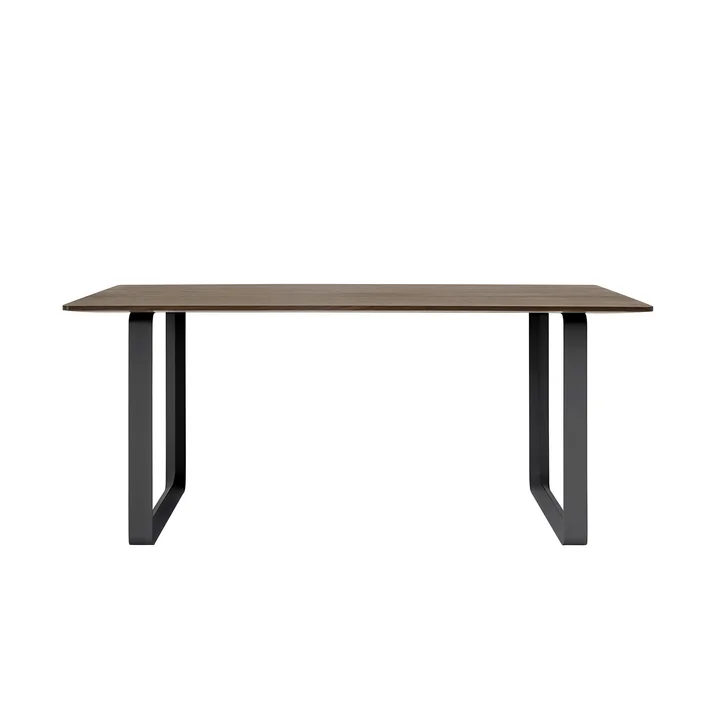 70/70 Esstisch 170 x 85 cm von Muuto in Eiche geräuchert / schwarz