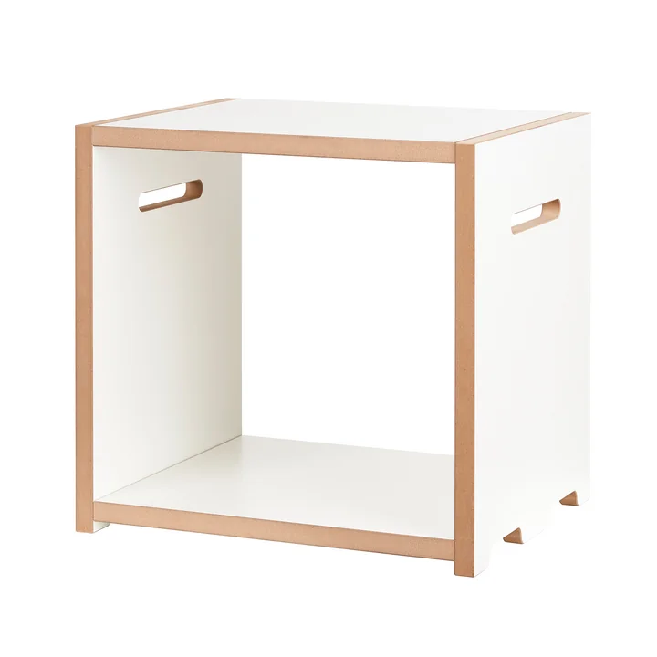 halbstark Regalsystem Grundmodul von Tojo in weiss