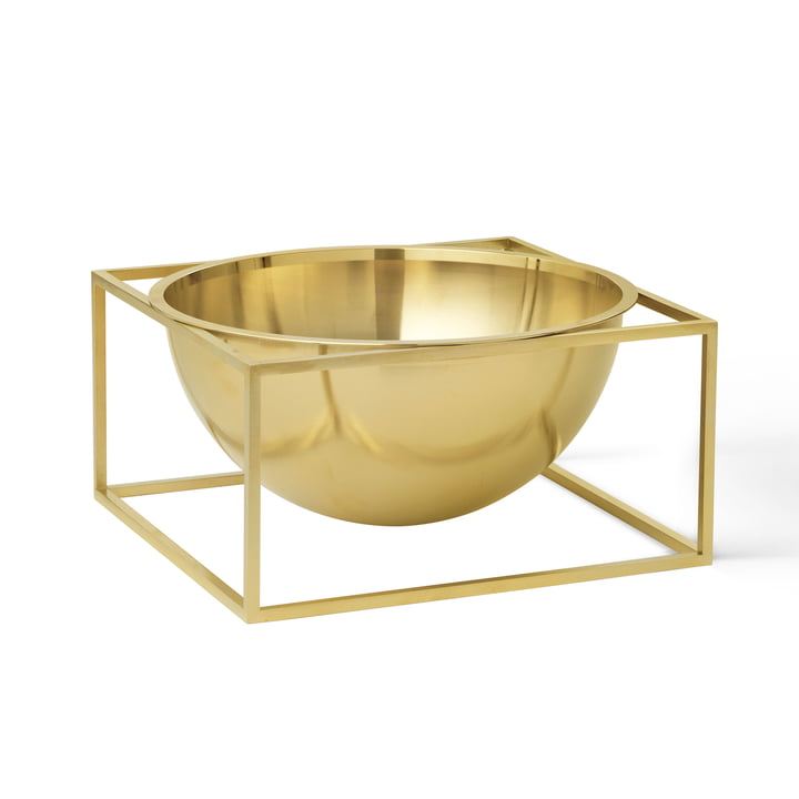 Kubus Bowl Centerpieces mit der Höhe 11.5 cm von Audo in large / gold-plated