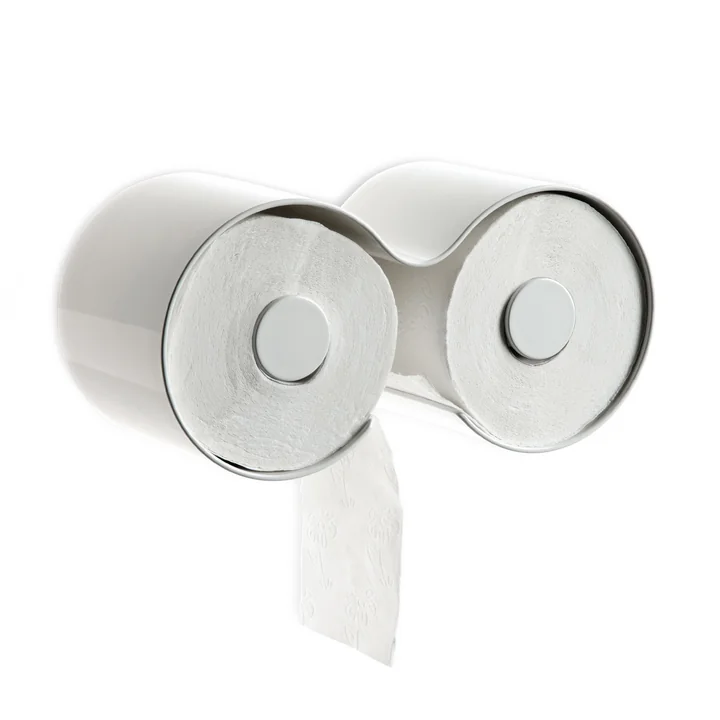 Der Kali WC-Rollenhalter vonAuthentics, weiss