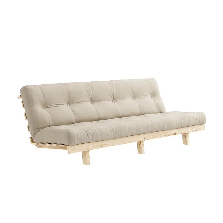 Lean Schlafsofa von Karup Design in Kiefer natur / beige