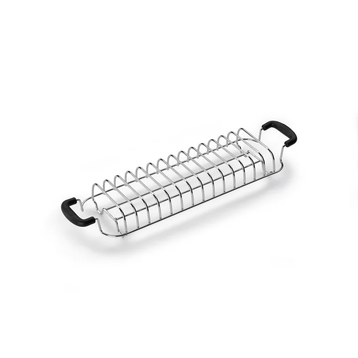Brötchen- Röstaufsatz für 4-Scheiben-Toaster TSF02 von Smeg in silber