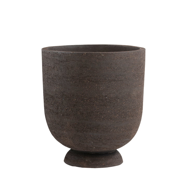 Der Terra Pflanztopf und Vase von AYTM, Ø 40 x H 45 cm, braun