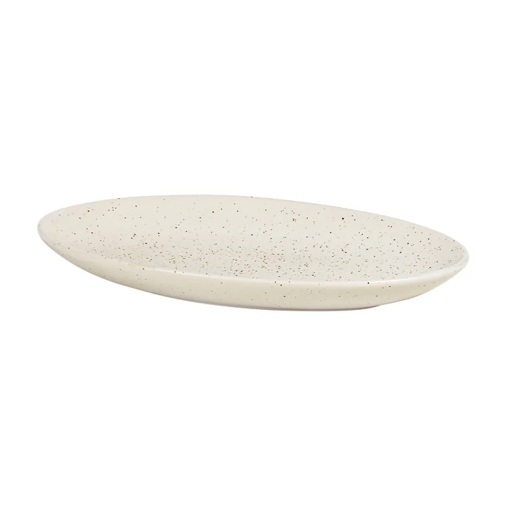 Nordic Vanilla Servierplatte, 22 x 13,6 cm von Broste Copenhagen