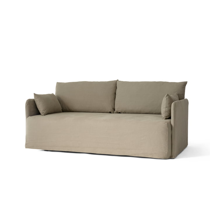 Offset 2-Sitzer Sofa mit abnehmbarem Bezug, Cotlin poppy seed von Audo