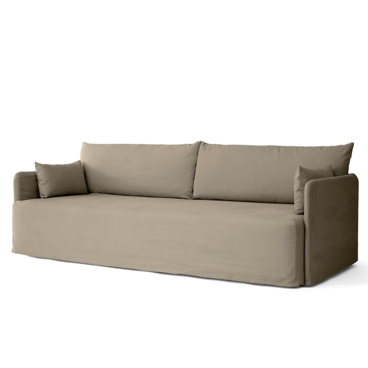 Offset 3-Sitzer Sofa mit abnehmbarem Bezug, Cotlin poppy seed von Audo
