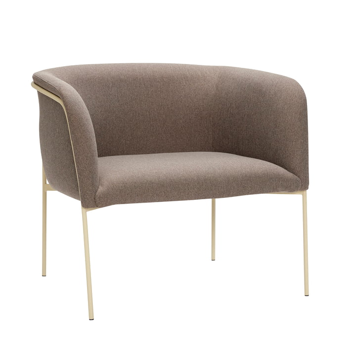 Lounge Stuhl, braun von Hübsch Interior