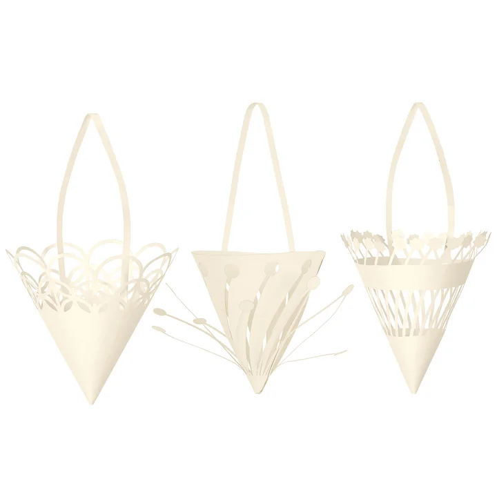 Papier Weihnachtsanhänger Cones von Ferm Living