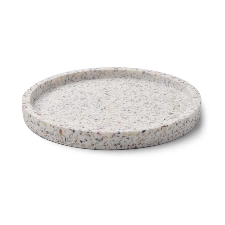Terrazzo Tablett, Ø 20 cm von Humdakin