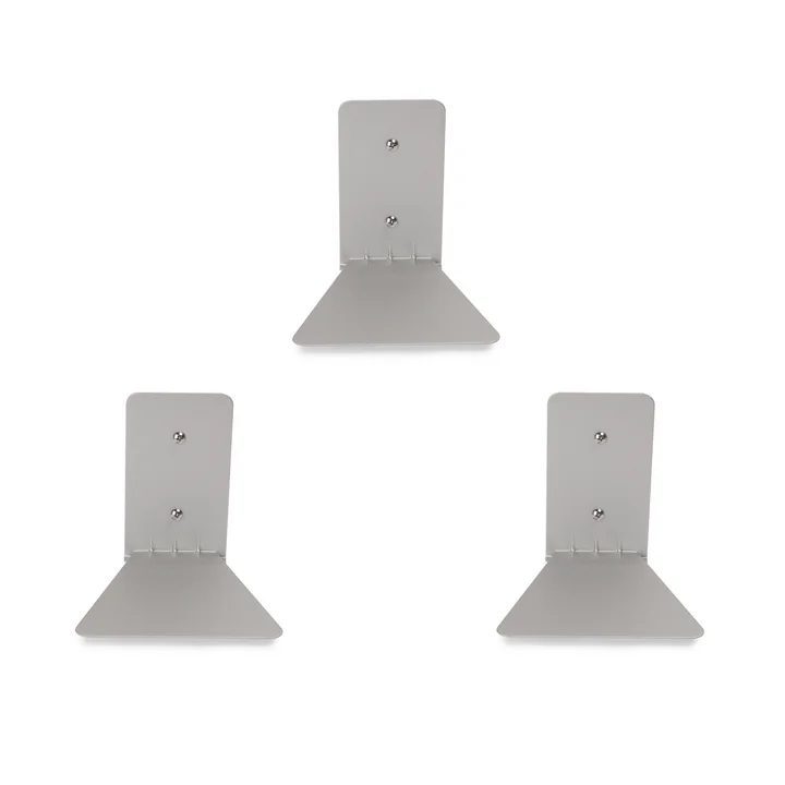 Umbra - Conceal Bücherhalter klein, silber (3er-Set)