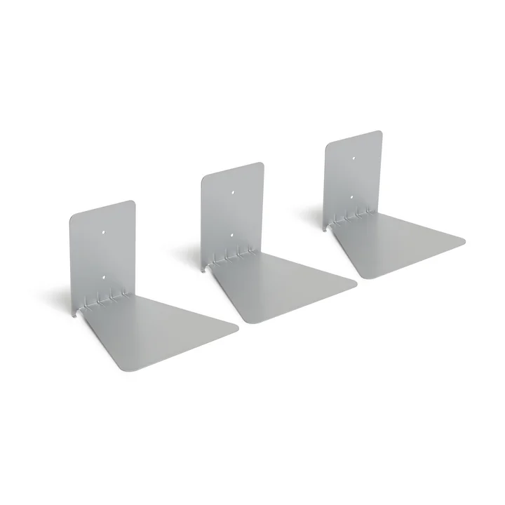 Conceal Bücherhalter gross von Umbra in silber (3er-Set)