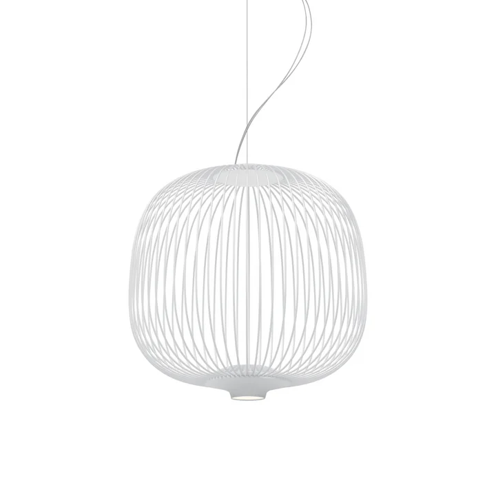 Foscarini - Spokes Pendelleuchte 2, piccola, weiss