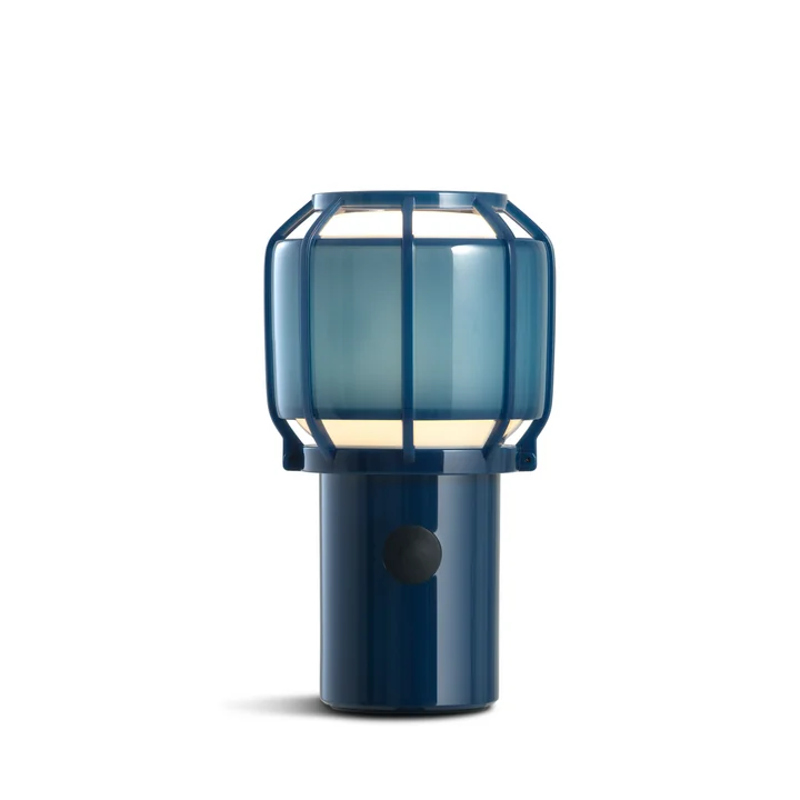 Chispa Outdoor Akku LED Tischleuchte, Ø 10 cm von marset in blau