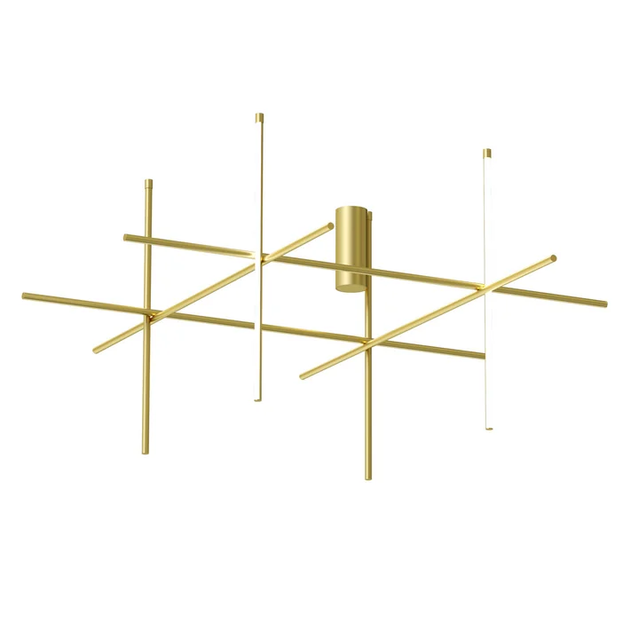 Coordinates C4 LED Pendelleuchte, champagner eloxiert von Flos