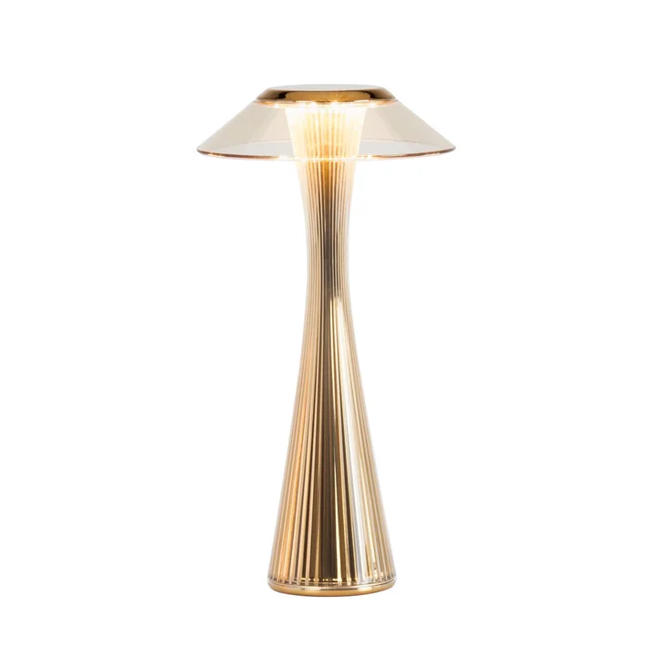 Space Akku-Leuchte (LED) von Kartell in gold