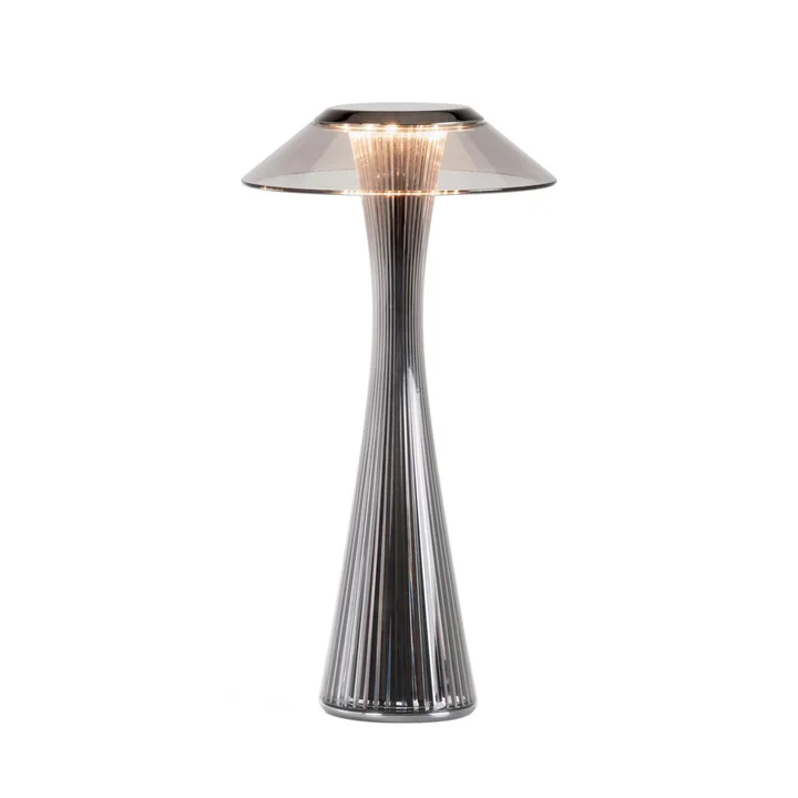 Space Akku-Leuchte (LED) von Kartell in titan
