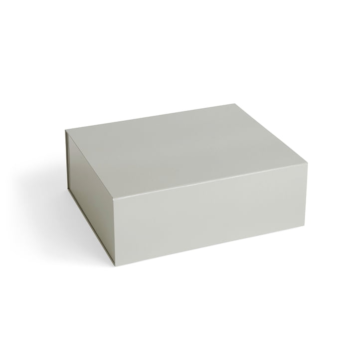 Colour Aufbewahrungsbox magnetisch M von Hay in der Farbe grau