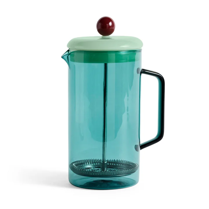 French Press Kaffeebereiter von HAY in der Farbe aqua