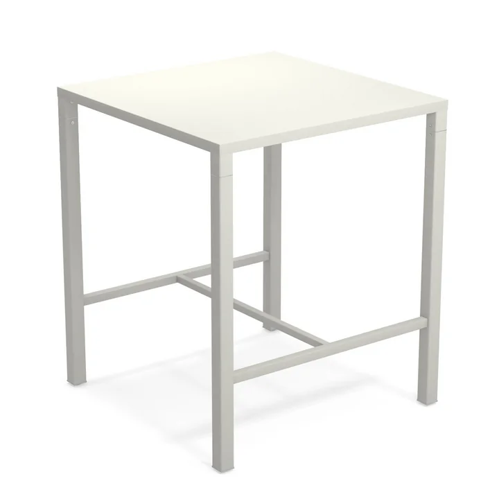 Nova Outdoor Hochtisch 90 x 90 cm von Emu in weiss