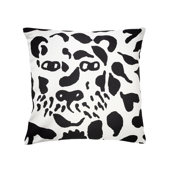 Oiva Toikka Kissenbezug, 47 x 47 cm, Cheetah schwarz / weiss von Iittala