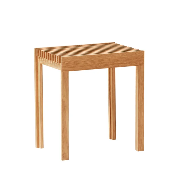 Lightweight Hocker, Eiche natur von Form & Refine