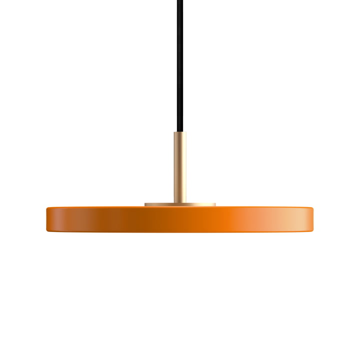 Asteria Micro LED-Pendelleuchte in Messing / orange von Umage