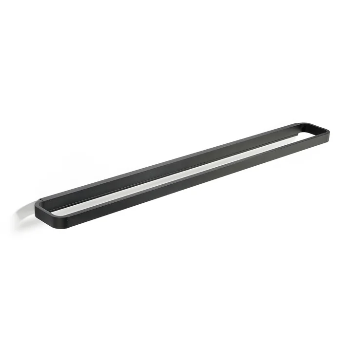 Rim Handtuchhalter, 7,5 x 70 cm, schwarz (einfach) von Zone Denmark