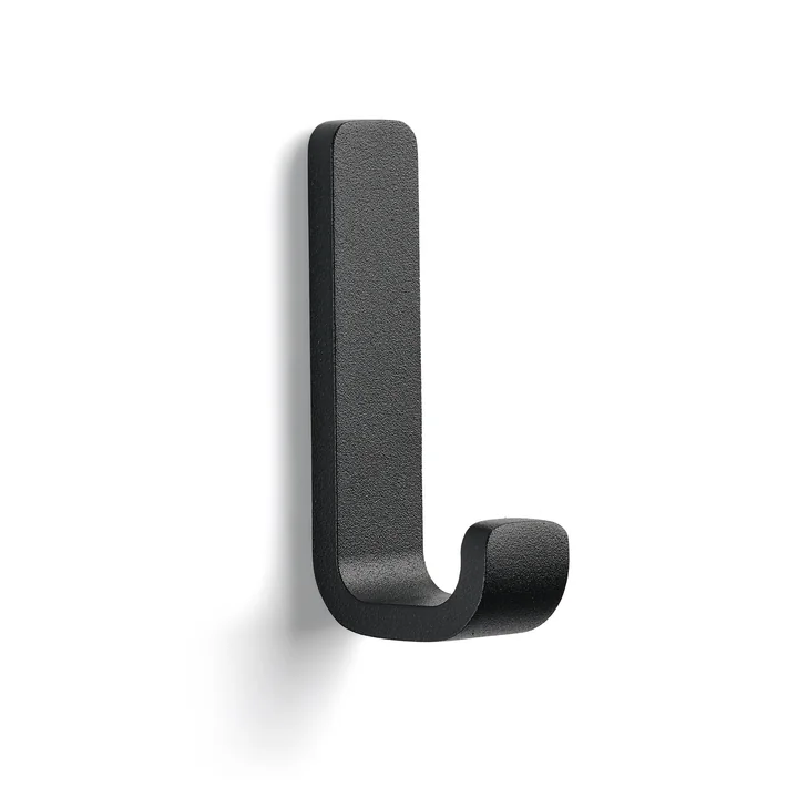 Rim Wandhaken, 8,5 cm, schwarz (einfach) von Zone Denmark