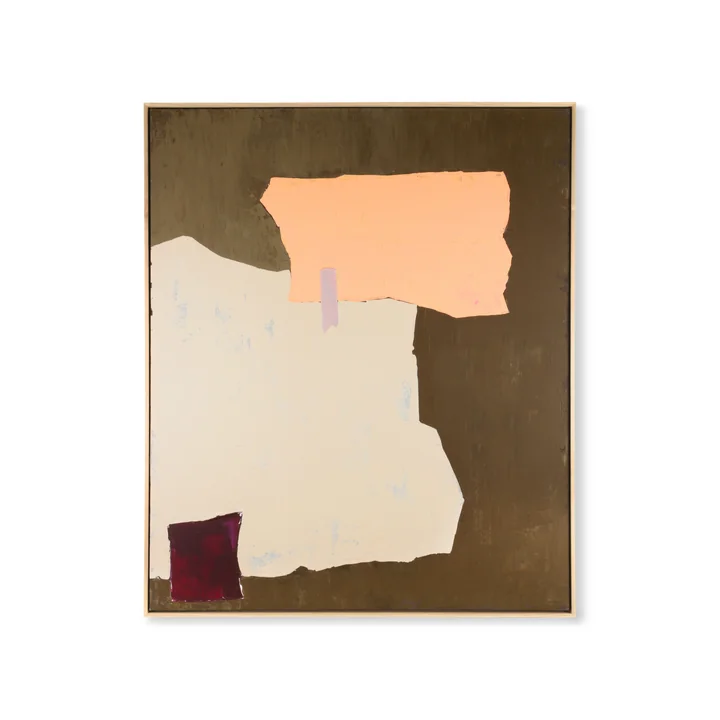 Abstraktes Gemälde von HKliving in der Ausführung nude